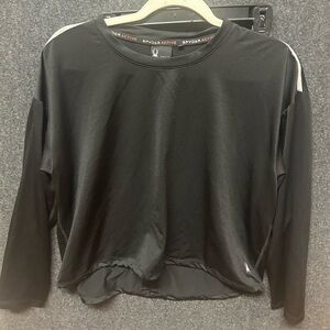 Spyder Active Long Sleeve Top Athletic Running Shirt Black‎ XL